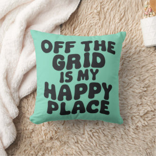 Off the Grid Throw Pillow