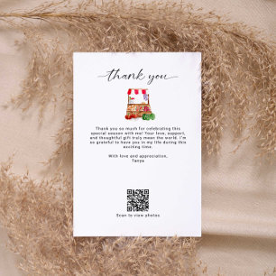 Off the Market Bridal Shower Thank you QR Code Card