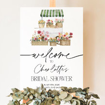 Off the Market Bridal Shower Welcome Sign, Bridal 