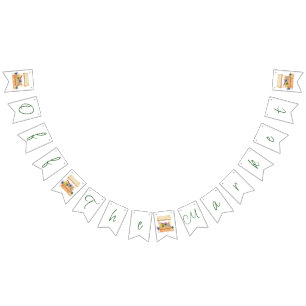 Off the Market Farmers Flower Market Bridal Shower Bunting Flags