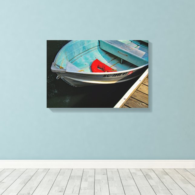 Off the Port Bow Canvas Print (Insitu(Wood Floor))