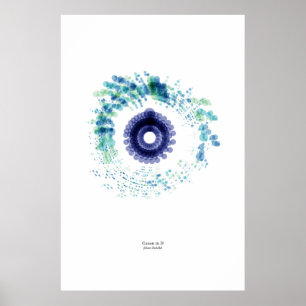 Off the Staff: Canon in D (colour) Poster