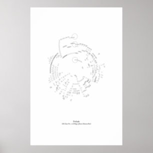 Off the Staff: Prélude, Cello Suite #1 in G Major Poster