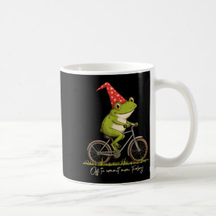 Off To Commit Mom Foolery Funny Frog Meme  Coffee Mug