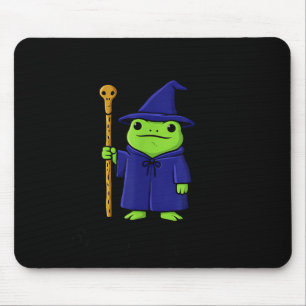 Off To Commit Shenanigans Frog Wizard Fantasy Quot Mouse Pad