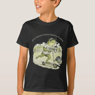 Off To Commit Some Sideline Foolery Funny Game Day T-Shirt
