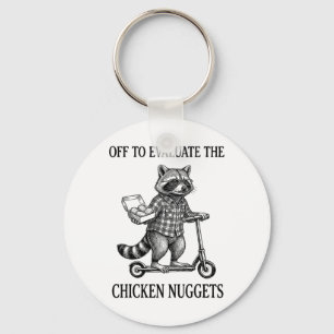 Off To Evaluate The Chicken Nuggets Dad Tax _1  Keychain