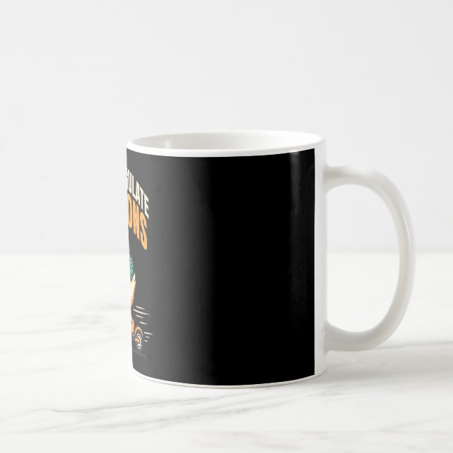 Off To Regulate Emotions Funny Goose Scooter Menta Coffee Mug (Right)