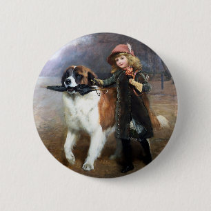 Off to School 2 Inch Round Button