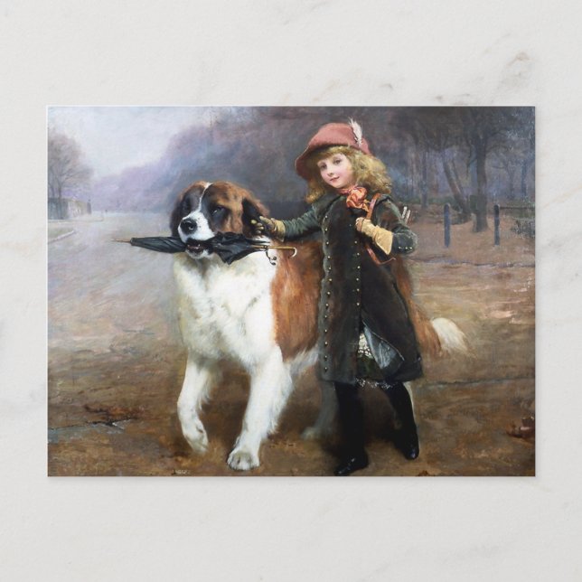 Off to School Postcard (Front)