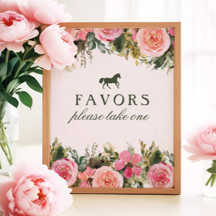 Off to the Altar Derby Bridal Shower Favours Sign