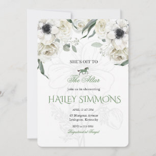Off to the Altar Horse Racing Bridal Shower Invitation
