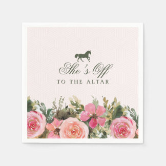 Off to the Altar Kentucky Derby Bridal Shower Napkin