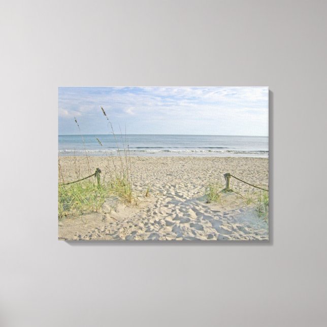 Off To The Beach Canvas Print (Front)