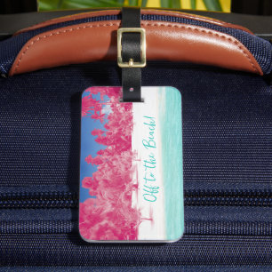 Off to The Beach! Personalized Luggage Tag