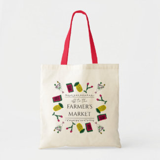 Off to the Farmer's Market TOTE BAG