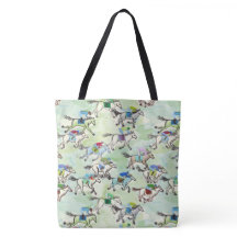 Off To The Races Tote Bag