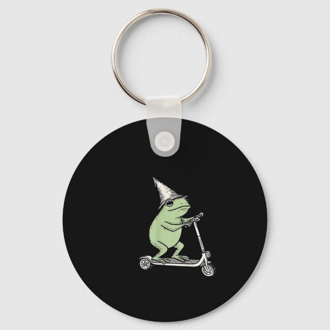 Off To Write Ieps - School Psychologist Iep Frog S Keychain (Front)