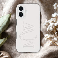 Off White Big Initials Monogram Simple Minimal