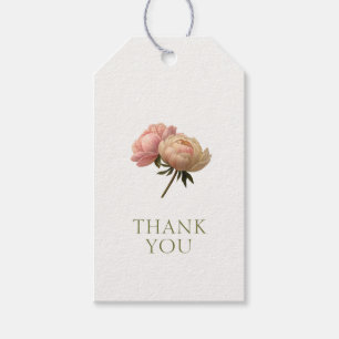 Off-White   Chic Rose Wedding Thank You Gift Tag