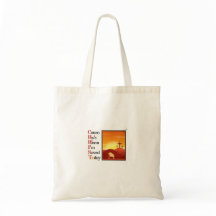 Off White Christ Acronym Church Tote Bag