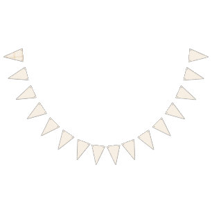 Off-white fabric with a subtle, repeating, small p bunting flags