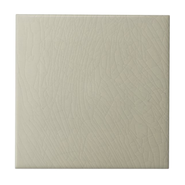 Off White Faux Crackle Finish Mix & Match Repro Tile (Front)