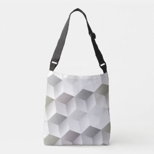 Off White Inspired Absract Cubic 3D Crossbody Bag
