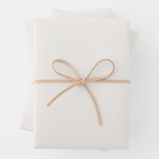 off-white, milk white, warm white  wrapping paper sheet (In situ)