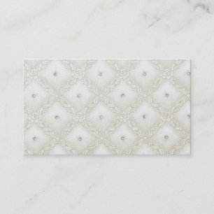 Off White Quilted Look Business Card