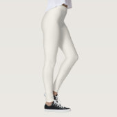 Off White Solid Colour Pairs 2022 Popular Hue Leggings (Right)