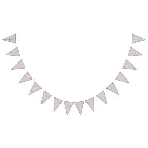 Off-white textured background with subtle, fine, l bunting flags