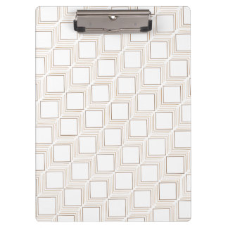 Off-white tumbling squares Clipboard