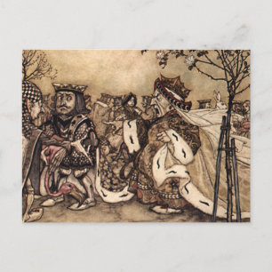 Off with his head! postcard