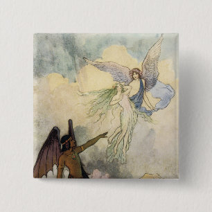 Off, ye icy Spirits, Fly 2 Inch Square Button