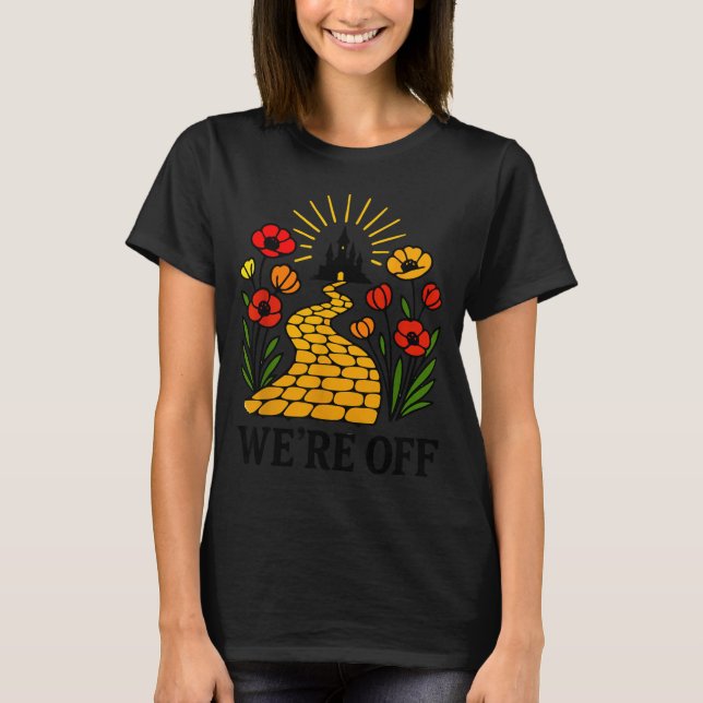 Off Yellow Brick Road Shirt Witch Halloween (Front)