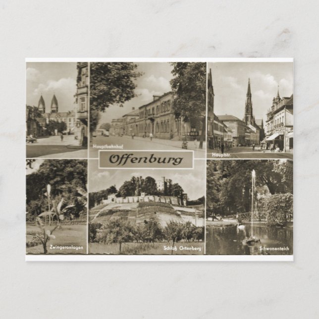 Offenburg, Germany 1920s Postcard (Front)