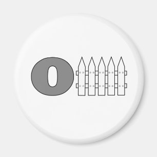 Offence (O Fence) Magnet