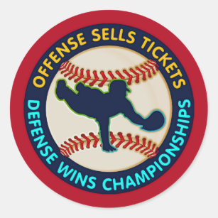 Offence Sells Tickets Classic Round Sticker
