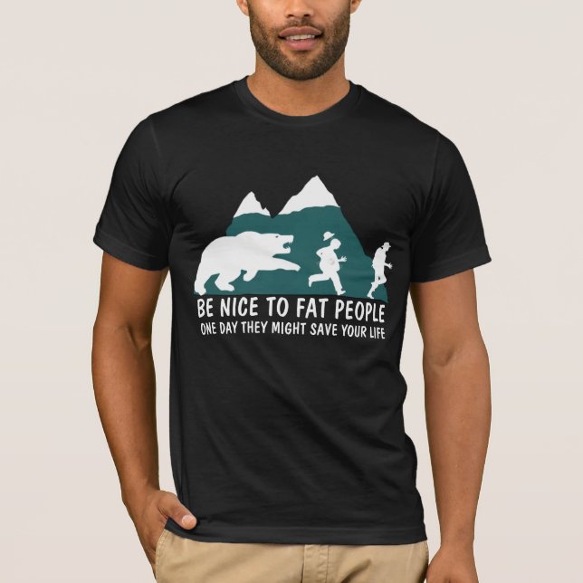 Offensive fat joke men's T-Shirt (Front)