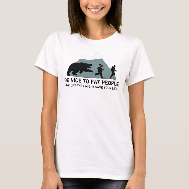 Offensive fat joke women's T-Shirt (Front)