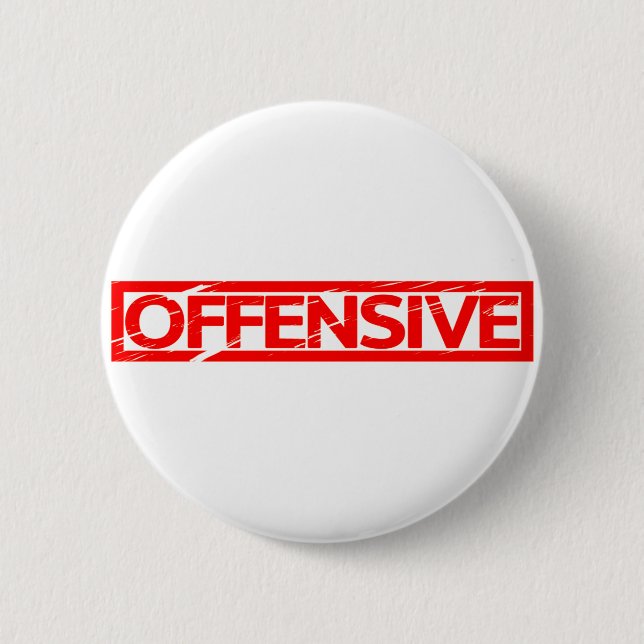 Offensive Stamp 2 Inch Round Button (Front)