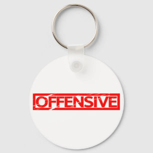 Offensive Stamp Keychain