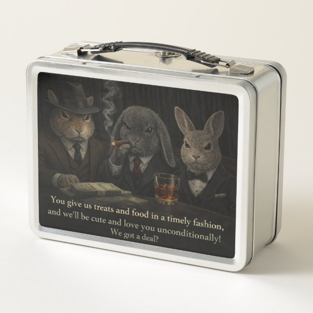 Offer you can't refuse metal lunch box (Back)