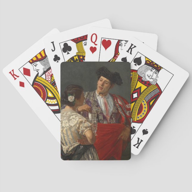 Offering Panal to the Bullfighter | Mary Cassatt Playing Cards (Back)