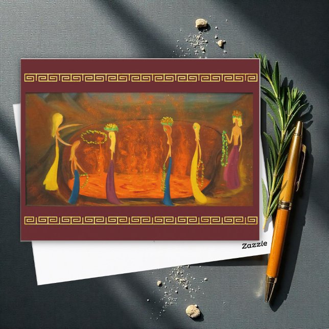 Offering to the Caldera, by Marguerite Blasigname  Postcard (Creator Uploaded)