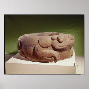 Offering vessel in the form of a giant toad, poster