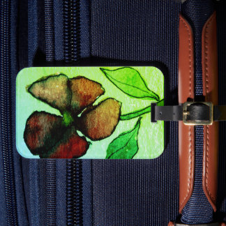 Offerings from my original floral paintings   lugg luggage tag