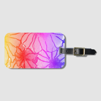 Offerings from my original floral paintings   lugg luggage tag