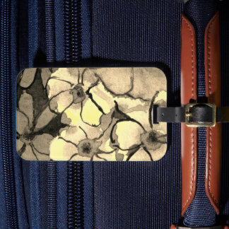 Offerings from my original floral paintings   lugg luggage tag